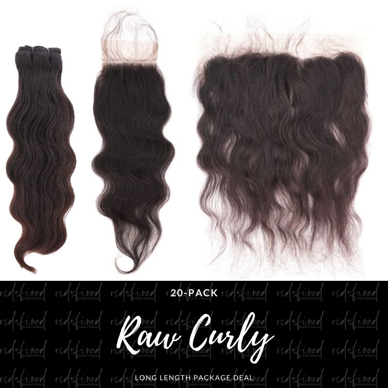 Raw Curly Long Length Package Deal