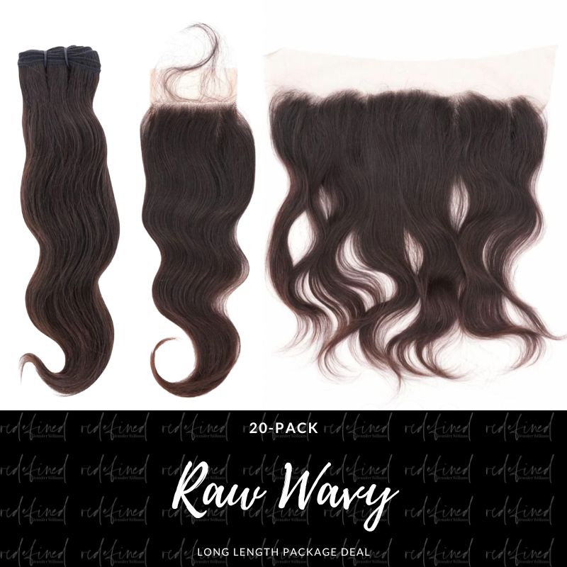 Raw wavy long package deal
